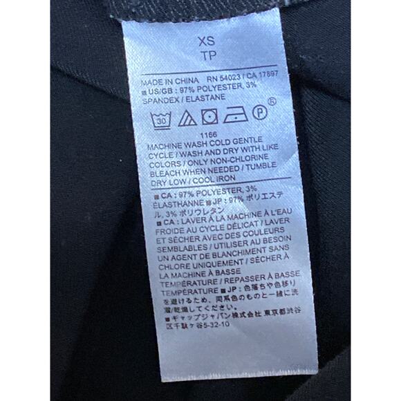 Banana Republic Black Silky Sleeveless Cami Camisole Slip Tank Dress Size XS - Picture 5 of 5